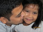 Aiyana with her doting uncle