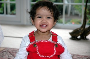 Aiyana when she was 1 year old